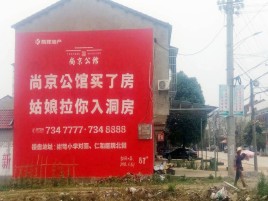 柳州墙体广告在乡镇、农村市场的媒体优势