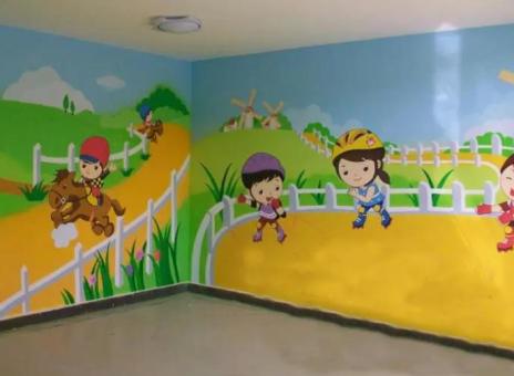 柳州幼儿园墙体彩绘制作流程及注意事项