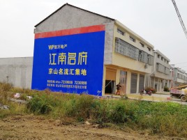 柳州农村墙体广告在不同形式上面展现的不同特色